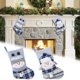 thumbnail image 1 of Media Navideña de Punto, Bonito Diseño de Muñeco de Nieve de Tela, Elegante Decoración Navideña, Familia Perfecta, Material Duradero, Ideal Chimenea, Árbol o Pared, Tamaño 28 X 45 Cm., 1 of 3