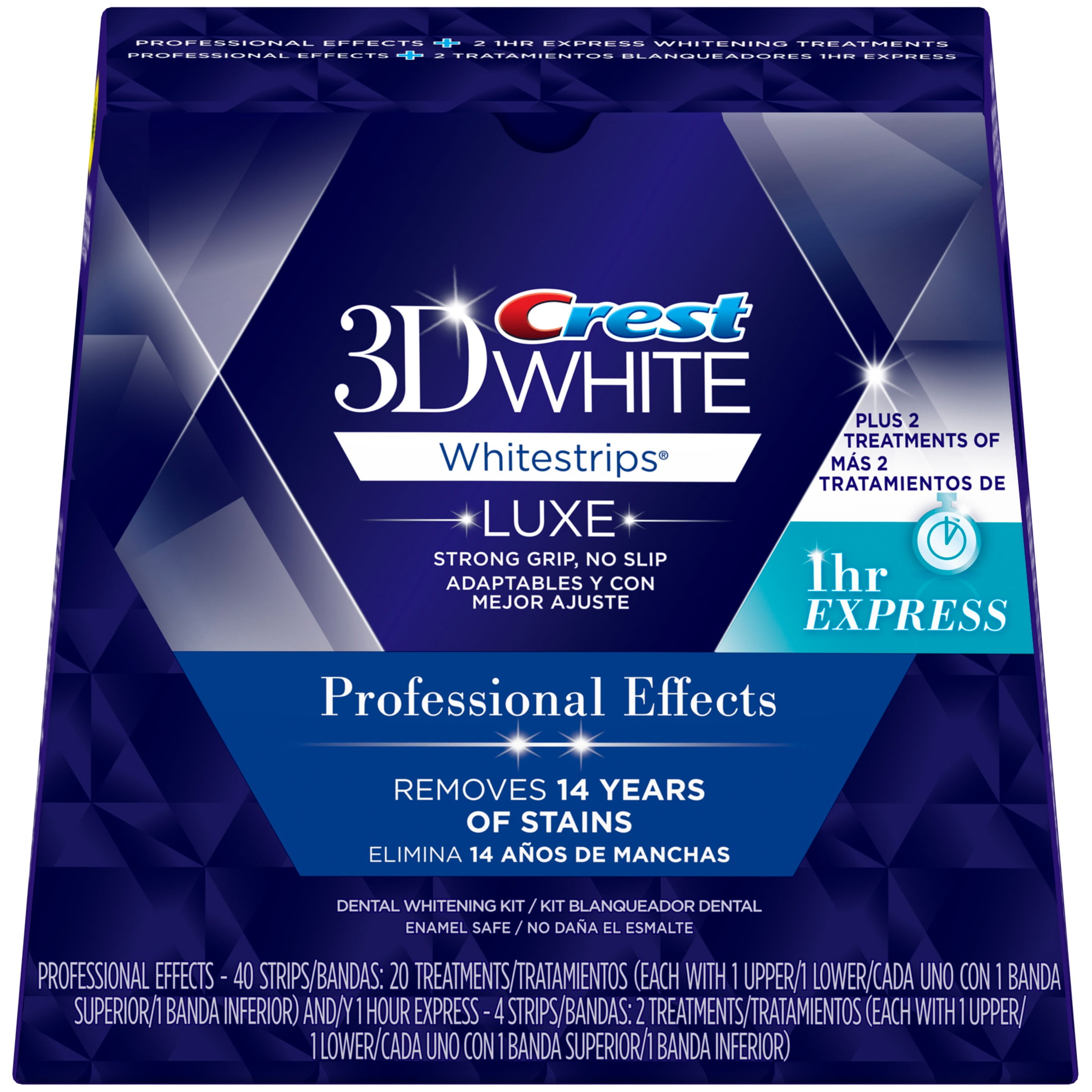 Cresta 3D White Luxe Whitestrips ® Efectos Chile | Ubuy