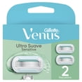 thumbnail image 1 of Cartucho Rastrillo Mujer Gillette Venus Ultra Suave Sensitive con Aloe 2 pzas, 1 of 5