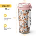 thumbnail image 4 of Special To Halloween, 18oz Double Drinking Coffee Mug – Vacuum Insulated Stainless Steel Travel Cup with Leakproof Lid, 316 Steel Thermos Tumbler for Hot & Cold Beverages, 4 of 7