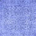 thumbnail image 1 of Ahgly Company Indoor Square Persian Blue Traditional Area Rugs, 4' Square, 1 of 4