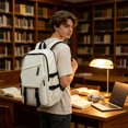 thumbnail image 5 of Tdxkok Student Essentials,Student Backpack Large Capacity Preppy Style Shoulder Bag Lightweight Travel Daypack for School Outdoor Trend E, 5 of 6