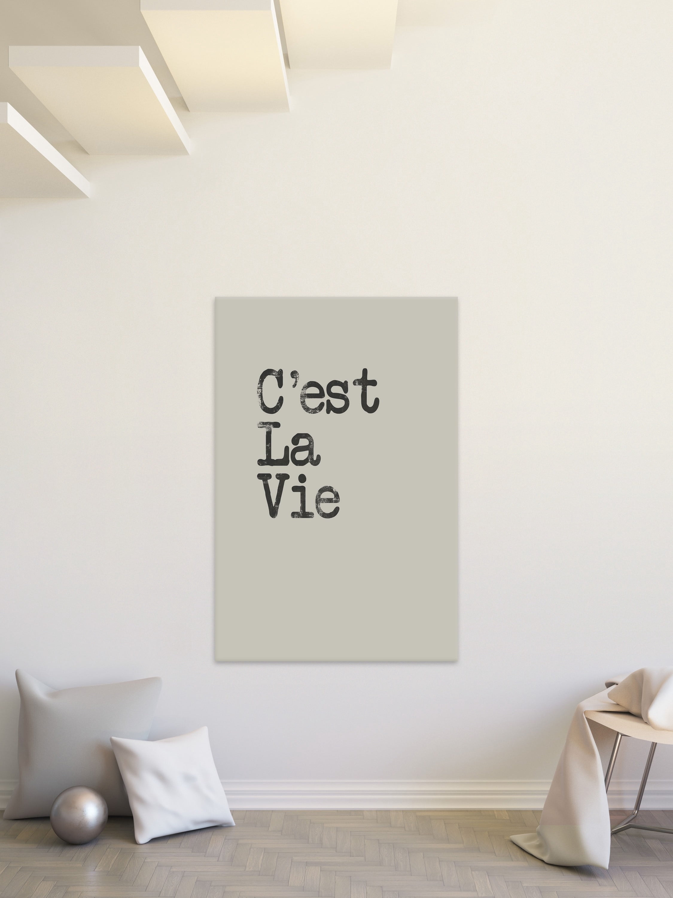 C'est La Vie II Painting Print on Wrapped Canvas
