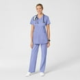 thumbnail image 3 of Wink WonderWORK Maternity Cargo Scrub Pant, Ceil Blue, XS Womens, 3 of 6