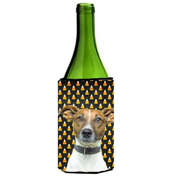 Candy Corn Halloween Jack Russell Terrier Wine bottle sleeve Hugger