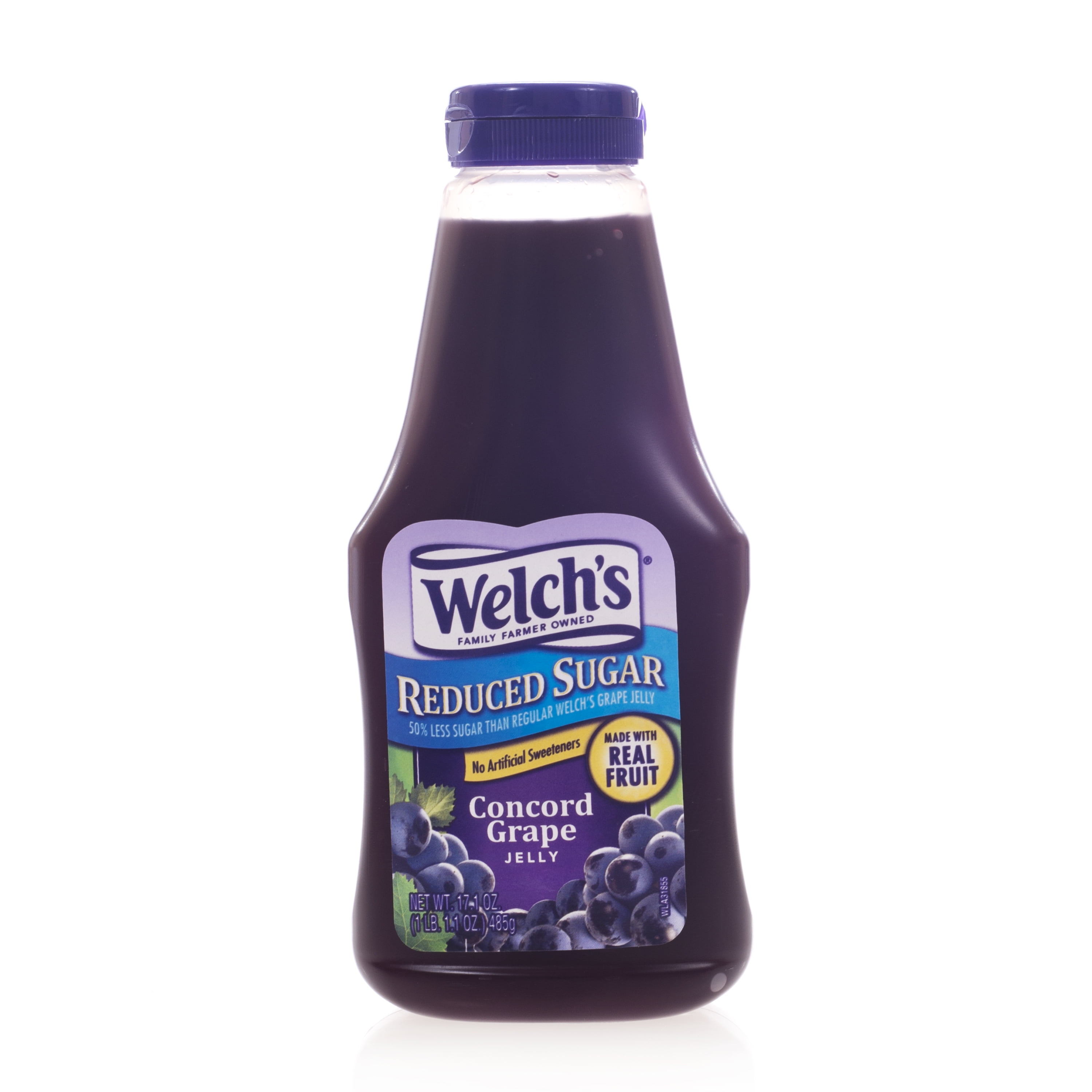 Welch's Reduced Sugar Concord Grape Jelly, 17.1 Oz - Walmart.com