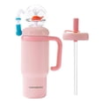 thumbnail image 1 of SharkTRUE oz Stainless Steel Whale Fountain Tumbler With Handle Two Lids, With Fun Fountain Effect, Insulated Whale Water Bottle With Handle, Drinking Cup With Whale Squirt for Kids, Teens, And Adults, 1 of 8