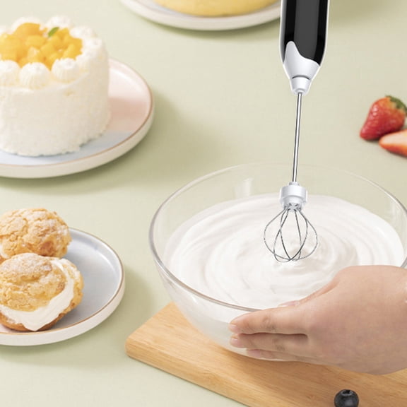 Electric Blender Mixer Milk Frother Egg Beater USB Rechargeable