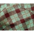thumbnail image 4 of oneOone Silk Tabby Mint Green Fabric Gingham Check Quilting Supplies Print Sewing Fabric By The Yard 42 Inch Wide, 4 of 4