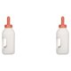 thumbnail image 3 of Botellas de plástico duraderas Methold Anti-caídas y resistente al envejecimiento Agua embotellada Multipack Protein Shaker Bottle biberón con han 1 2Conjunto, 3 of 6