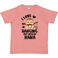 thumbnail image 3 of Inktastic Monkey I Love Hanging out with My Nana Boys or Girls Toddler T-Shirt, 3 of 5