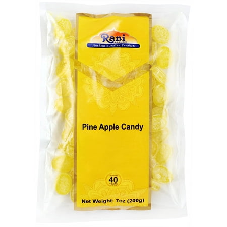 Rani Pine Apple Candy 7oz (200g) ~ Indian Tasty Treats | Vegan | Gluten Friendly | NON-GMO | Indian Origin Rani Pine Apple Candy 7oz (200g) ~ Indian Tasty Treats | Vegan | Gluten Friendly | NON-GMO | Indian Origin