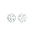thumbnail image 2 of Rosec Jewels Lab Grown Diamond Stud Earrings for Women - 5 MM - EF-VS Quality, 10K White Gold, 2 of 7