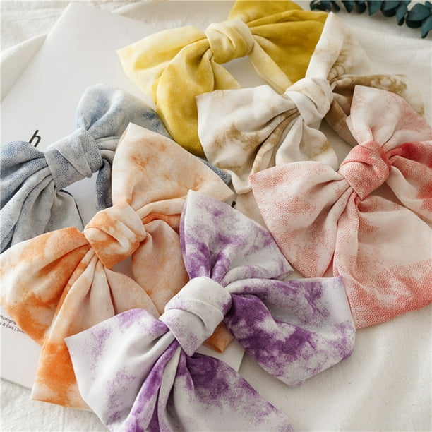 Meidiya Tie Dye Bowknot Hair Bows for Women, Big Hair Bow With Alligator Clips, Hair Ribbon Hair Bows Clips for Girls, Hair Clips for Bows, Large Barrettes Thick Hair Accessories Meidiya Tie Dye Bowknot Hair Bows for Women, Big Hair Bow With Alligator Clips, Hair Ribbon Hair Bows Clips for Girls, Hair Clips for Bows, Large Barrettes Thick Hair Accessories