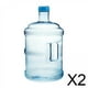 thumbnail image 1 of Botella para exteriores,Dispensador de agua Botella de agua Jarra Galón Plástico,Contenedor reutilizable para almacenar agua con asa,Cubo de agua mineral pura,agua potable sin BPA,Portador, 1 of 8