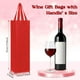 thumbnail image 2 of Paquete de 100 bolsas de regalo para vino tinto Windyun, reutilizables, 35 x 9 x 10 cm, 2 of 7
