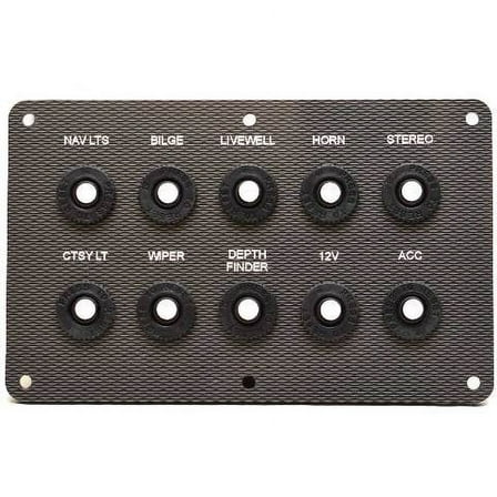 Crestliner Boat Breaker Switch Panel 2083122 | 1850 Commander 6 Inch