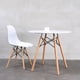 thumbnail image 4 of Mesa de Cocina o Comedor Redonda, 70 cm Diámetro, para Cocina, Terraza, Jardín o Comedor - Blanco esquí esquí Gafas de esquí, 4 of 5