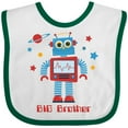 thumbnail image 3 of Inktastic Robot Big Brother II Boys Baby Bib, 3 of 4