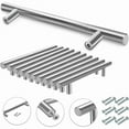 thumbnail image 1 of Stainless steel handle cabinet rail handle bathroom kitchen handle 1569610 MM20pcs, 1 of 4