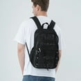 thumbnail image 5 of Tinyat Mesh Backpack for Women Men See Through Solid Color Bags Stadium Approved Shoulder Bag for Travel Swim Outdoor, 5 of 7