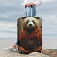 thumbnail image 5 of Cauagu Jungle Meditating Panda Print Travel Luggage Cover,Travel Dust-proof Suitcase Cover Softside Suitcase Protector for 18-32inch,Not Included Suitcase, 5 of 8