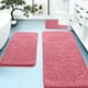 thumbnail image 1 of Juego de alfombras de baño suaves y antideslizantes de espuma viscoelástica: alfombra de baño absorbente con felpa de terciopelo para baño, lavadero o sala de estar., 1 of 6
