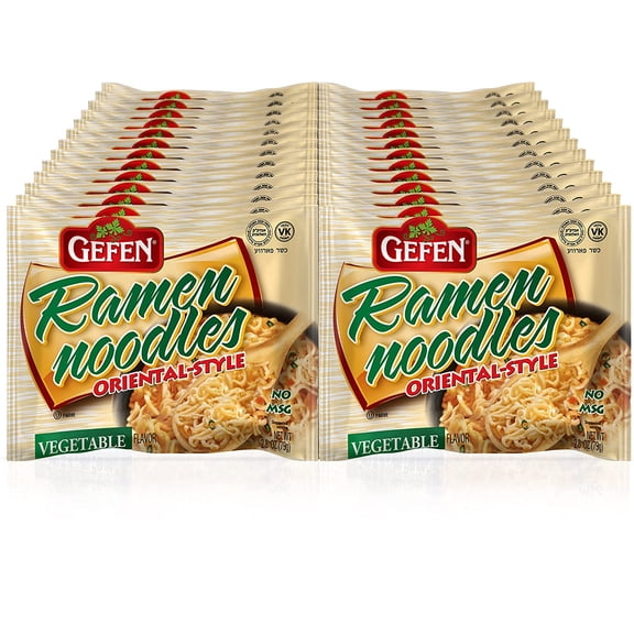 Gefen Ramen Noodle Vegetable Flavored, 3-Ounce (Pack of 24)