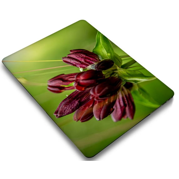 KSK KAISHEK Compatible with New MacBook Air 13" Case 2018/2019/2020/2021/2022 Released Model A1932 A2179 A2337 m1, Plastic Hard Case, Flower 0161