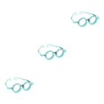 thumbnail image 3 of maskred Adult Optical Trial Lens Frame Eyeglasses Optometry Optician Tool Optic Blue 54mm 3Set, 3 of 6