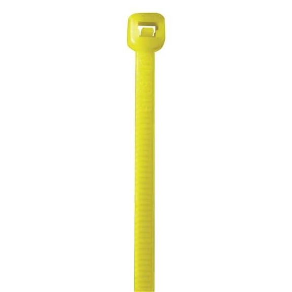 18 in. No.of 50 Fluorescent Yellow Cable Ties