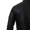 thumbnail image 5 of Odeerbi Faux Leather Outwear Jackets for Men Leather Plus Fleece Jacket Motorcycle Jacket Warm Leather Jacket Black, 5 of 8