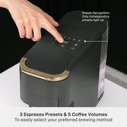 Thyme & Table Universal Single-Serve Coffee and Espresso Maker, Slate Grey