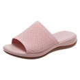 thumbnail image 2 of Nuevos zapatos de mujer, zapatillas de suela gruesa ligeras de poliuretano suave con parte superior tejida con mosca informal para mujer Wmkox8yii ytu2291, 2 of 9