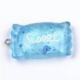 thumbnail image 4 of U8MO 10pcs Candy with Word Sweet Transparent Resin Pendants Dangle Charms 37x20.5mm, 4 of 4