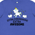 thumbnail image 4 of Inktastic Extra Chromosome Extra Awesome with Unicorn Youth T-Shirt, 4 of 5