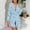 Sky Blue, variant on SYMOID Womens Navy Floral Robe - Ultra Soft Stretchy Fabric, Open-Front with Self-Tie Belt, Long Sleeve Mid-Length, Inclusive Sizing S-XXXXXL for Home Lounging/Sleepwear,Size 3XL