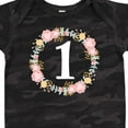 thumbnail image 4 of Inktastic 1st Birthday Rose Flower Wreath Girls Girls Baby Bodysuit, 4 of 5