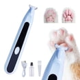thumbnail image 2 of LGCASL Pet Grooming Kit, Small to Medium-Sized Pet Grooming Tools Dog Trimmer Pet Precision Trimmer for Cordless Dog Clipper Trimmer for Dogs Usb Rechargeable Noise Dog Grooming for Ears, Blue, 2 of 9