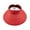 02_Red, variant on Lroveb Sun Visors for Women Visor Hats Wide Brim Roll Up Ponytail Summer Beach Hat Upf Packable Foldable Travel Baseball Cap