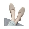 thumbnail image 7 of Gomelly Mules Shoes for Women Slip On Backless Shoes Closed Toe Casual Shoes Beige Size 6, 7 of 7