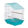 thumbnail image 3 of Prevue Pet Products Palm Beach Teardrop Roof Aqua & White Bird Cage SP21003A/W, 3 of 8