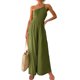 thumbnail image 2 of Ichuanyi Womens Swimsuits Clearance Women's Summer Slimming Straps One Shoulder Pleated High Waist Casual Wide Leg Pants Solid Jumpsuit Romper Ichuanyi Ichuanyi, 2 of 9