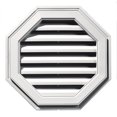 thumbnail image 1 of Ventilación Octagonal Builders Edge de 56 cm y 22" Blanco Brillante, 1 of 1