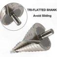 thumbnail image 3 of 6-60mm HSS Tapered Cone Drill Bit for Metal, Wood, and Plastic Applications, 3 of 5