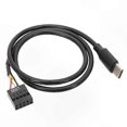 thumbnail image 1 of USB 9-Pin to Type C Cable for Motherboard-Compatible LCD Displays, 1 of 5