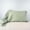 Bean Green, variant on Green Ruffles Linen Pillowcase, 100% French Linen Pillow Cover, Queen Size 1 Piece Farmhouse Shabby Chic Pillow Case, 20''x30'' Pillowcase with Decorative Ruffle Envelope Closure
