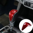 thumbnail image 2 of TINKI Real Carbon Fiber Car Gear Shift Knob Head Cover Trim Stickers for Toyota Tacoma 2011 2012 2013 2014 2015 Alpha 2011 2012 2013 2014, 2 of 7
