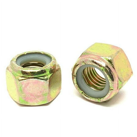 

Pieces) 3/8 -24 Grade 8 Hex Nylon Insert Lock Nuts Zinc Yellow