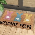 thumbnail image 1 of LSLJS Easter Doormat Easter Eggs Rabbit Entryway Front Porch Rugs Anti-Skid Bottom Floor Indoor Outdoor Carpet For Home Patio Home Decor, Easter Door Mat, 1 of 7
